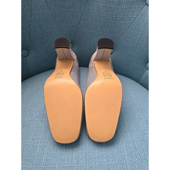 APOSTROPHE SILVER SPARKLE CORETTA FORMAL PUMPS - Picture 6 of 8